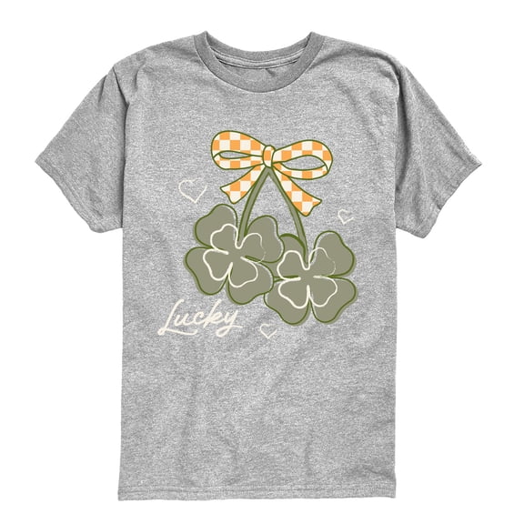 Instant Message - Lucky Shamrocks Short Sleeve Graphic T-Shirt