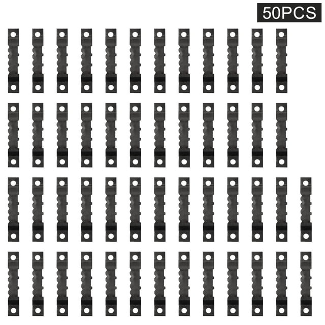 Crochets pour Photos en Dents de Scie Robustes, Lot de 50 Crochets pour Cadres Photo en Dents de Scie, Pièces d'Outils