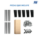 thumbnail image 4 of Estante Organizador ADF Estantería Anaquel Metálico Ajustable 190x84x30 cm Multiusos Color Negro, 4 of 5