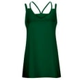 thumbnail image 6 of SNKSDGM Female Women's Tank Tops Cotton Underwear Tank Tops for Women 2025 Long Summer V Neck Tank Tops for Women Silk Satin Summer Sleeveless Camisole Straps Top L, 6 of 7