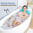 thumbnail image 2 of Cojín de baño VEILS Luxury Full Body con ventosas, color azul, 2 of 6