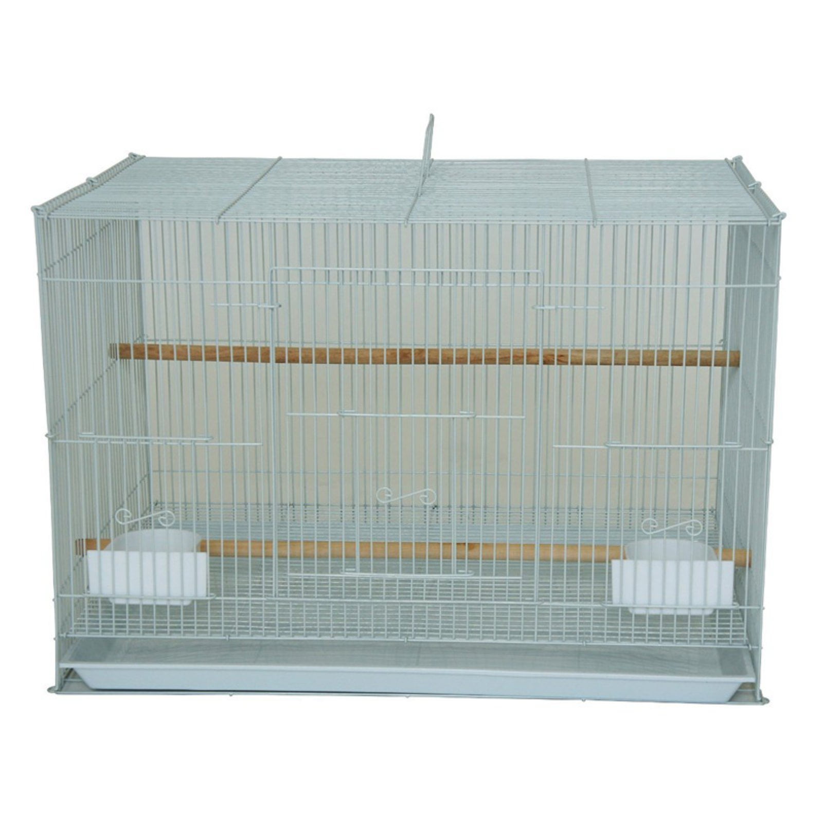 YML White Small Bird Breeding Cage