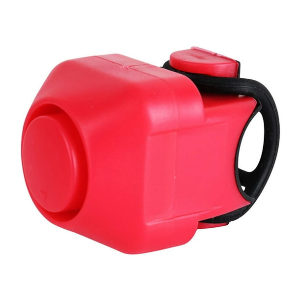 Bocina de bicicleta eléctrica, timbre de bicicleta para equipo de bicicleta eléctrica Rojo