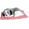 thumbnail image 2 of opvise Cute Simulation Sleeping Puppy Dog Doll Toy with Sound Kid Toy Decoration Gift Grey, 2 of 8