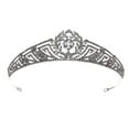 thumbnail image 1 of 1pc Mariage Mariée Couronne Strass Coiffe Nuptiale Bandeau (Argent), 1 of 7