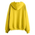 thumbnail image 5 of Resicozy Womens Zip Up Hoodies 2026 Casual Y2K Oversized Sweatshirts Long Sleeve Basic Fall Winter Clothes Jackets with Pockets Yellow S, 5 of 5