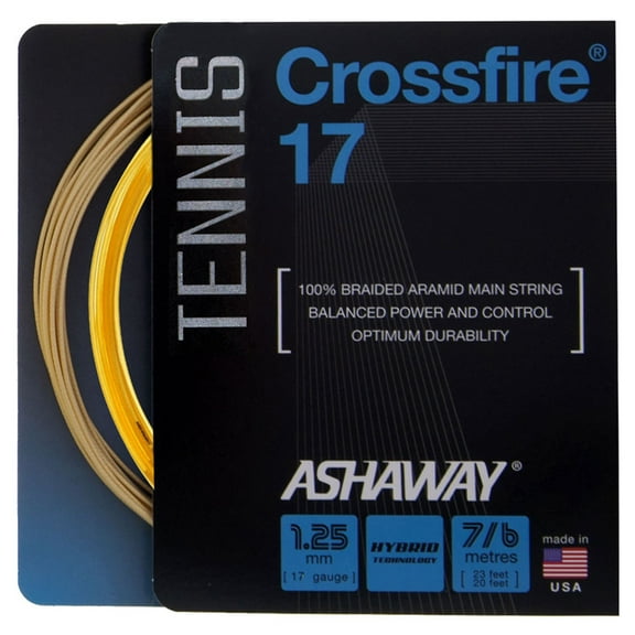 Ashaway CROSSFIRE 17 Tennis String Set