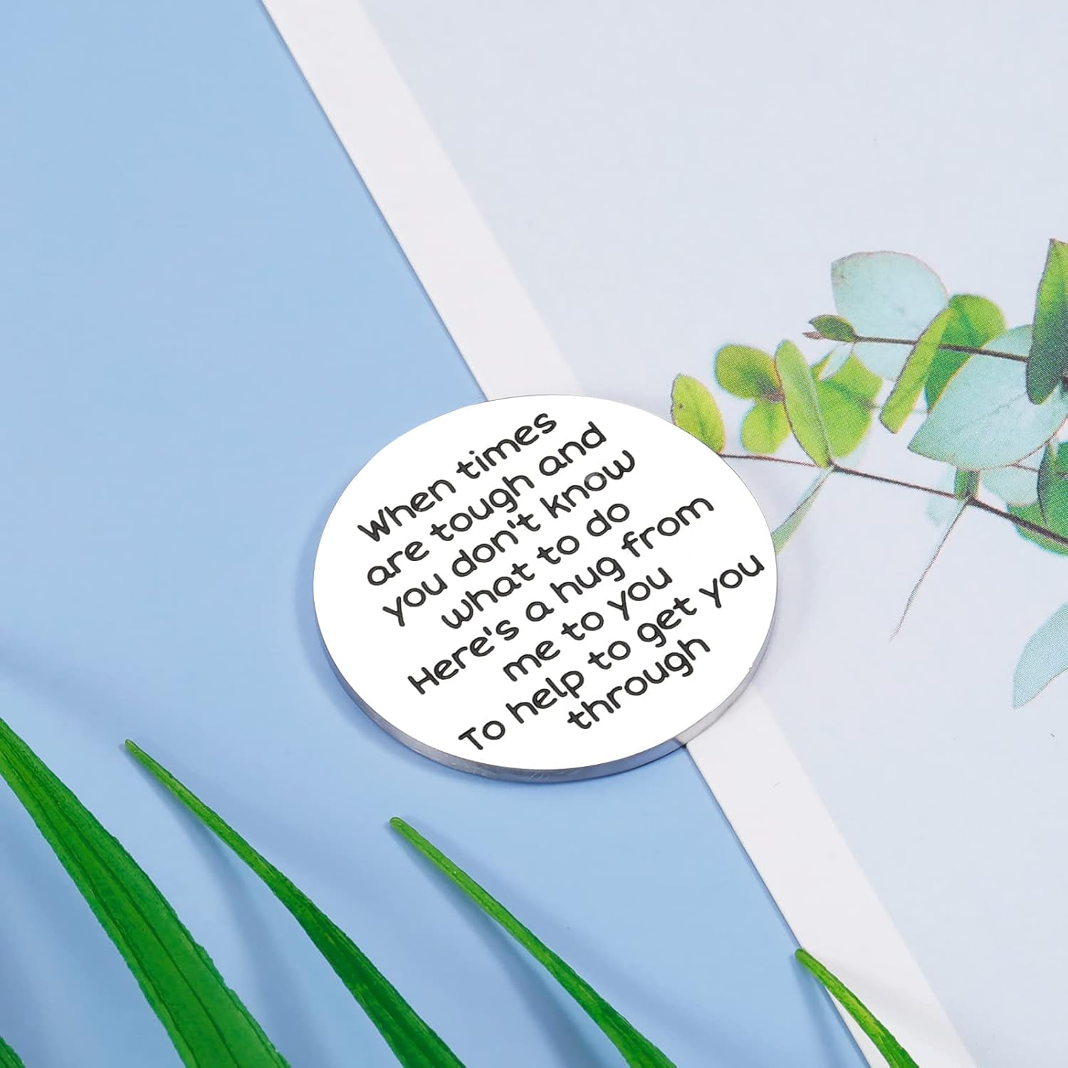 Inspirational Easter Basket Gifts for Toddler Teen Girls Boys Long Distance Friendship Keepsakes Pocket Hugs Gifts for Friends Sons Daughters Easter Basket Gifts for College Students