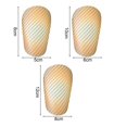thumbnail image 7 of Eoperou 1 Pair Mini Soccer Shin Guards Fiber Pattern Anti-slip Kids Teens Adults Players Miniature Shin Pads Protectors Football Games Protective Equipment, 7 of 7