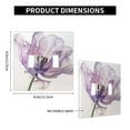 thumbnail image 2 of Gorgeous Flower Purple Switch Cover Decorative Wall Plate, 2 of 5