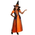 thumbnail image 1 of Déguisement de Sorcière Orange Lumineux pour Fille, 1 of 7