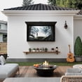 thumbnail image 3 of Kselythan Outdoor TV Enclosure (Fits 44-55" TVs),Outdoor TV Hard Cover,Wood Weatherproof TV Cover With 4D Adjustable Mount & Fold-Up Door,Includes Dust Cover & Sturdy Handle For Outside Flat Screen, 3 of 5
