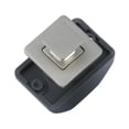 thumbnail image 2 of jifeng Push Button Latch Lock Accessories Campers Car Push Button Lock for RV Boat Cabi gray, 2 of 9
