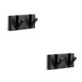 thumbnail image 4 of Ganchos Sin perforación Bearachild Perchero plegable negro 2 gancho 2piezas, 4 of 5