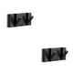 thumbnail image 3 of Ganchos Sin perforación Inteprter Perchero Antioxidante Autoadhesivo soporte para colgar Dormitorio negro 2 gancho 2piezas CBP185301, 3 of 5