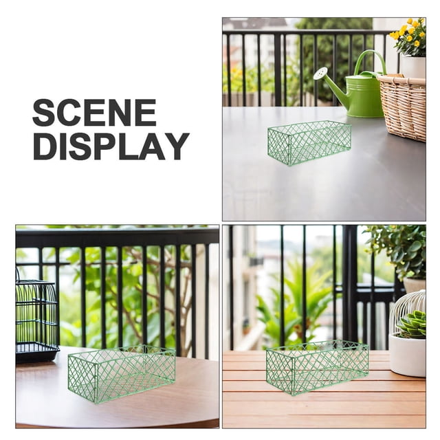 AURARMLET 20Ud Soporte Para Flores Verde De Plástico Para Floral Mud Frame En Uso Doméstico