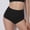 Black, variant on High Waisted Pure Cotton Ribbed Briefs for Women Full Coverage Panties Soft Stretchy Breathable Underwear No Show Tummy Control Multipack S-XXL, White,XL