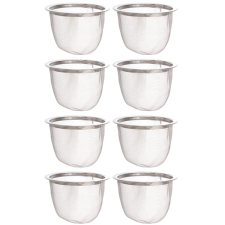 PTOOTP 8Pcs Loose Leaf Tea Infuser Replacement Stainless Steel for Home Cooking