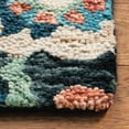 thumbnail image 3 of SAFAVIEH Jardin Stewart Floral Runner Rug, Charcoal/Blue, 2'3" x 8', 3 of 7