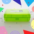 thumbnail image 3 of BAZIC Plastic Pencil Case Utility Storage Box, Bright Color, 24-Pack, 3 of 8