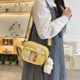 thumbnail image 5 of Bolso bandolera pequeño para chicas de Corea y Japón, estilo Kawaii JK, bolso de hombro, bonito bolso de estudiante para mujer, bolso de mano de algodón, bolso tipo mensajero, 5 of 5
