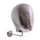 thumbnail image 3 of Cabeza de maniquí para colgar en la pared, soporte para exhibición de pelucas, sombrero de cabeza de maniquí desmontable Plata, 3 of 8