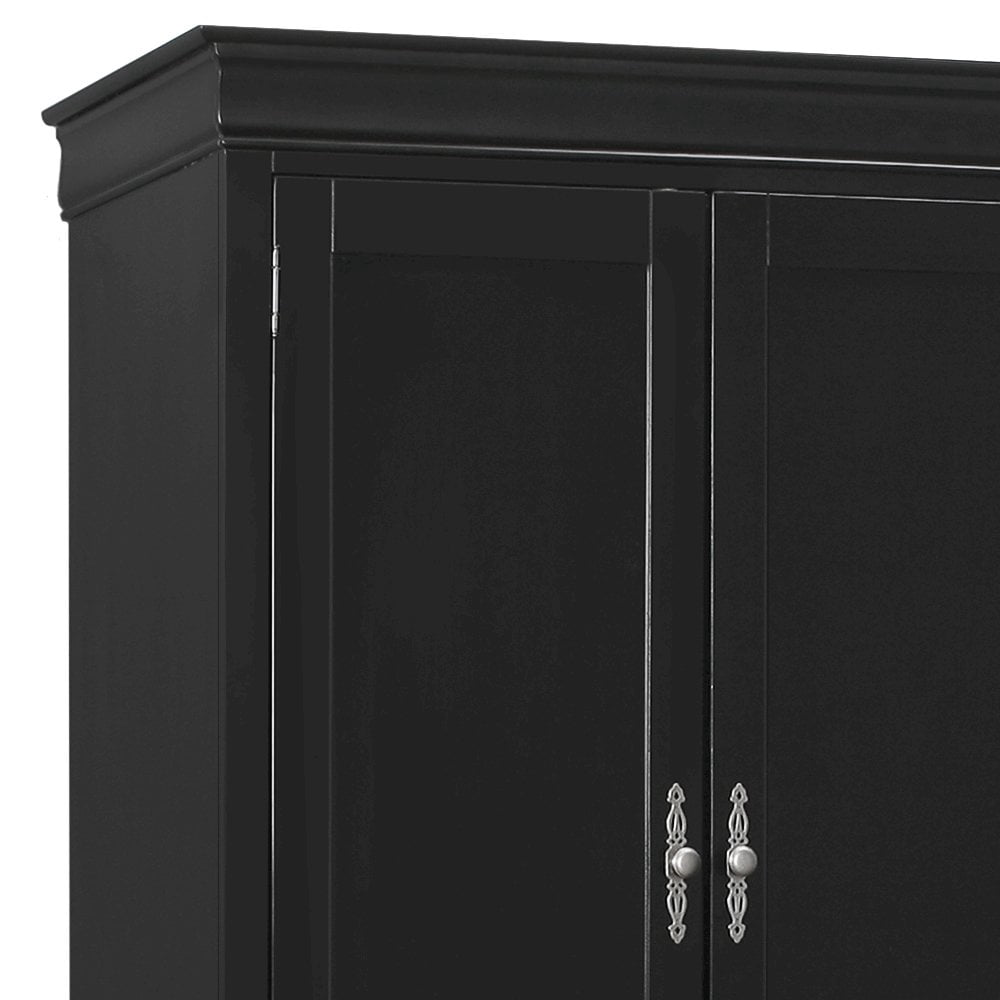 Glory Furniture Louis Phillipe G3150-A Armoire , Black