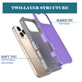thumbnail image 6 of Njjex iPhone 17 Pro Max Case 6.9" Shockproof Rugged Cover, Military Grade Protection, Slim Fit Anti-Slip Bumper Case Dual Layer Full Body Protective Cover for iphone 17 Pro Max -Purple, 6 of 7