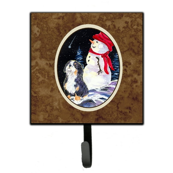 Carolines Treasures SS8575SH4 Bernese Mountain Dog Leash Holder or Key Hook, Small, Multicolor