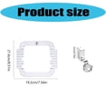 thumbnail image 5 of 15 Pcs Frees Motion Quilting Template Ruler Sewing Ruler Acrylic Quilting Ruler, 5 of 13