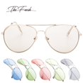 thumbnail image 2 of Gafas de sol The Fresh Classic con montura metálica Aviator XL de gran tamaño, 2 of 7