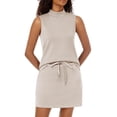 thumbnail image 1 of Conjunto de falda Casly Lamiit, ropa deportiva de verano para mujer, beige oscuro, 1 of 7