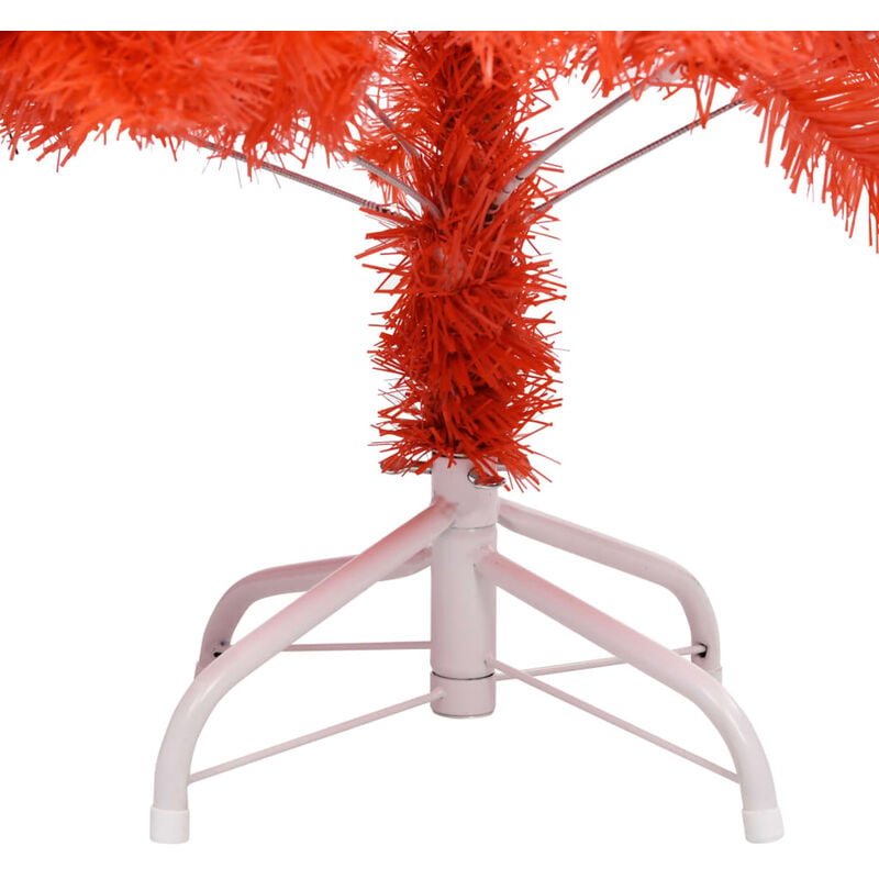 thumbnail image 4 of Árbol de Navidad artificial con soporte Rojo 150 cm PVC Kuyhfg Sin marca, 4 of 5