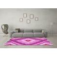 thumbnail image 3 of Ahgly Company Indoor Round Southwestern Pink Country Area Rugs, 8' Round, 3 of 4