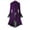 Purple, variant on Gothic Steampunk Rock Sexy Soft Velvet Coat for Women Victorian Boho Gothic Renaissance Open Front Outfit