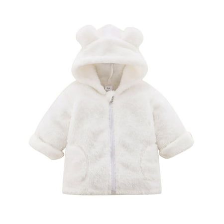 

JDEFEG Winter Coat for Youth Girls Kids Coat Winter Jacket Girls Boys Hooded Soild Cartoon Ears Toddler Outwear Windproof Warm Girls Coat Jacket Winter Coat Junior Girls Polyester Fiber White 130