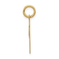 thumbnail image 2 of 14k Yellow Gold Polished Finish Small Size Number 19 Charm Pendant, 2 of 3