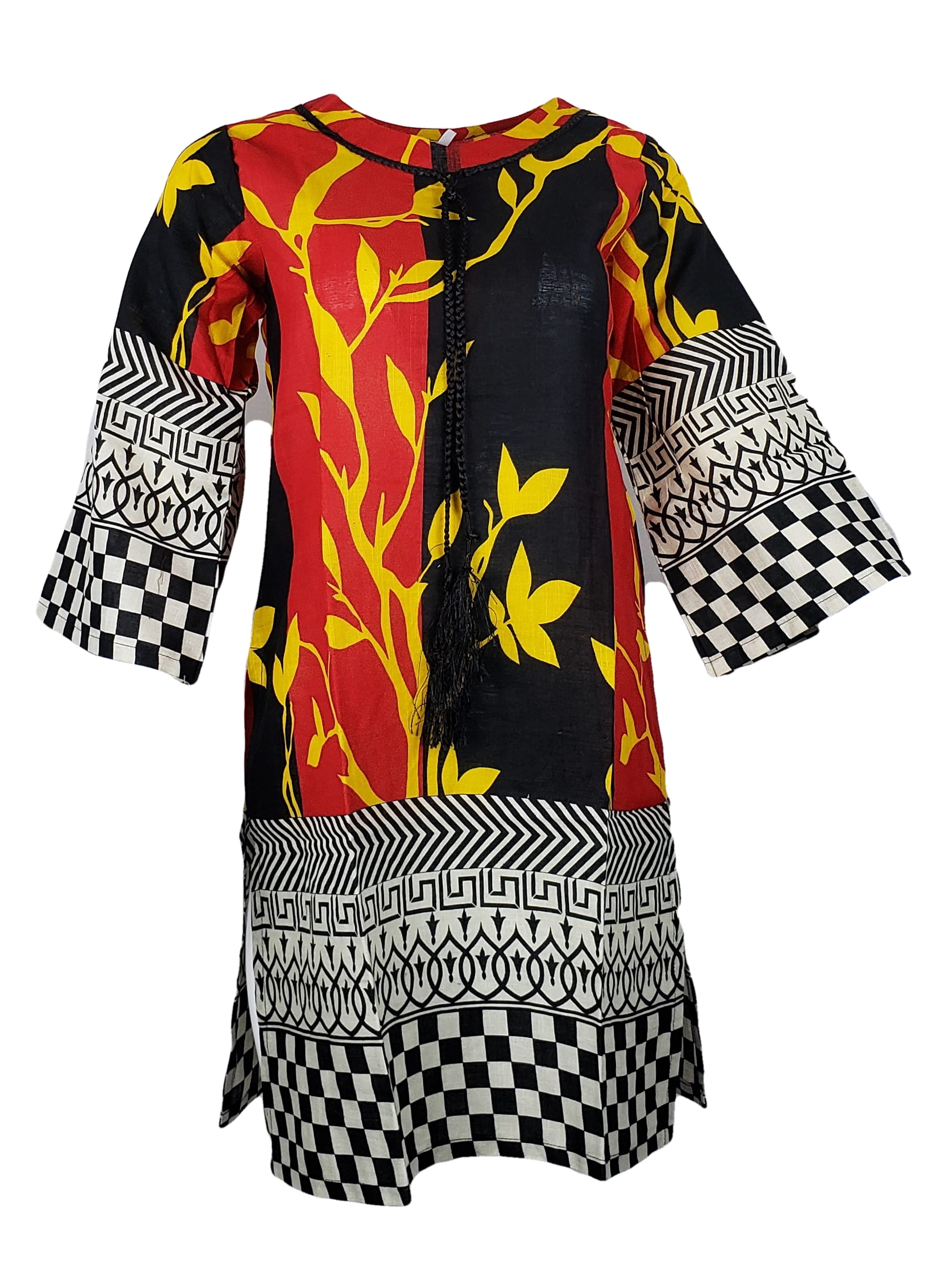 Women Indian Kurti Pakistani Kurta Cotton Digital Print Tunic Tops Shirt Ethnic Dress Clothing Womens Clothing Tops & Tees 