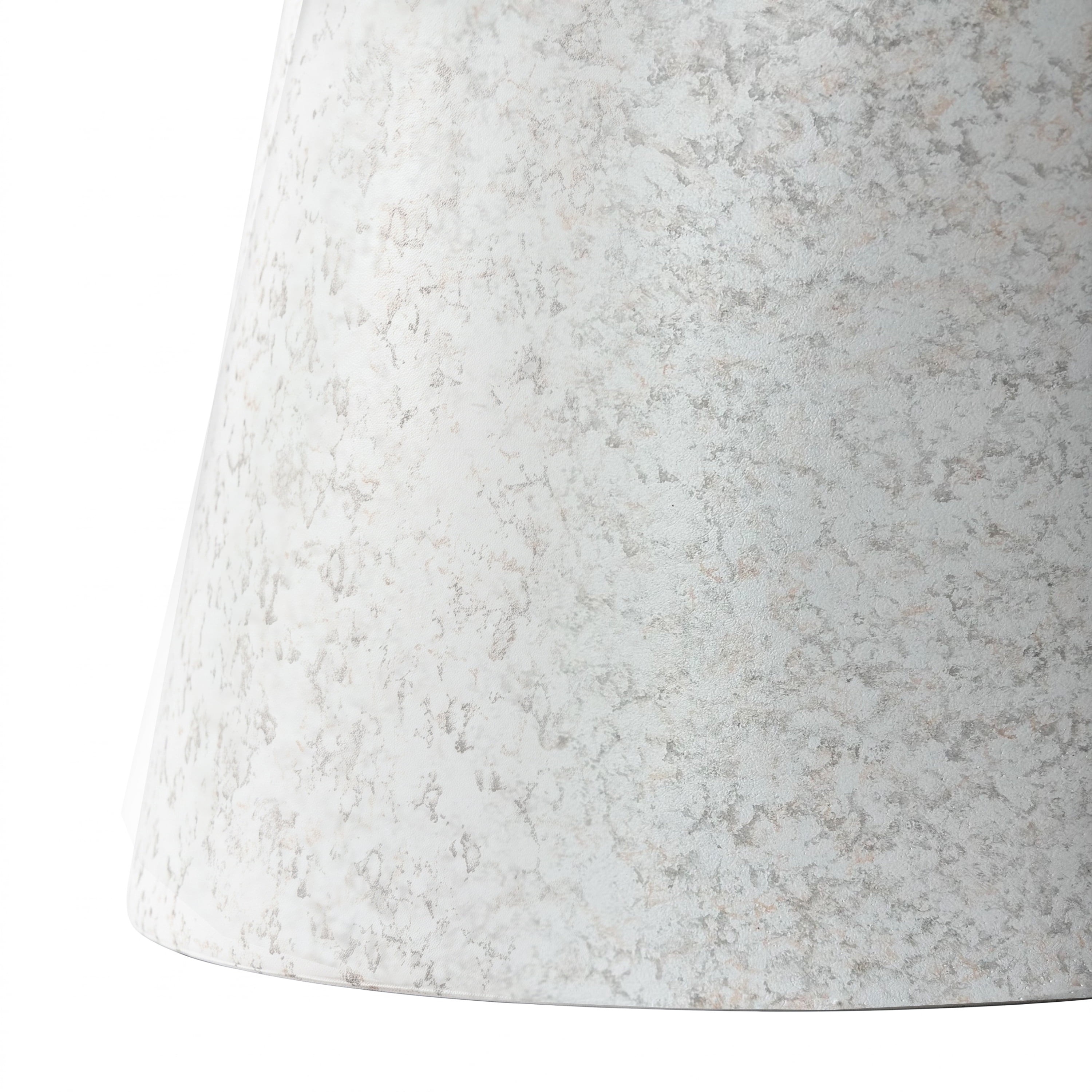 Round MGO Side Table – Durable Construction, Tapered Base, Cloud Ceramic White
