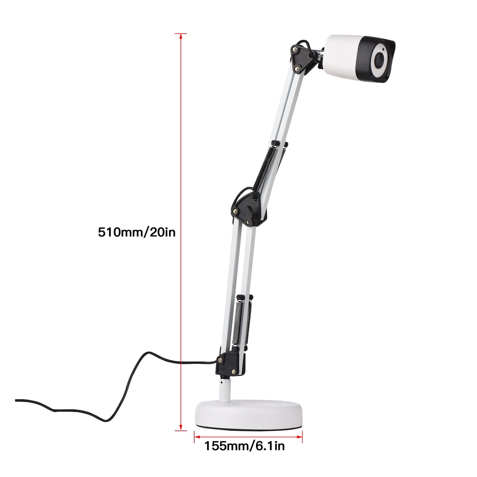 2 In 1 Document Scanner Camera & Webcam With Auto- And LED Supplemental, Light 8M HD A3 Scan Size For Online Teaching ,Built-In Convenience