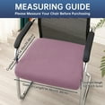 thumbnail image 2 of 4 Pack Purple Waterproof Seat Covers for Dining Chairs,Removable Washable Anti-Dust Kitchen Chair Slipcovers,Stretch Upholstered Office Chair Seat Cushion Slipcovers Protectors, 2 of 6