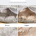 thumbnail image 6 of Cute teepee Indoor With Cushion Portable Pet Houses Animals Bed Dog Cat Bed Pet Tent XS C, 6 of 8