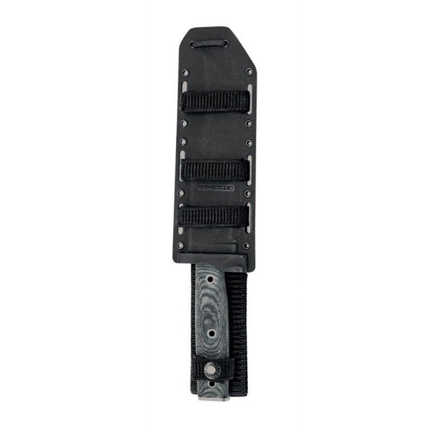 Condor Tool & Knife Condor Operator Bowie Fixed Blade 7.5in Black Clip Point Knife CTK180675
