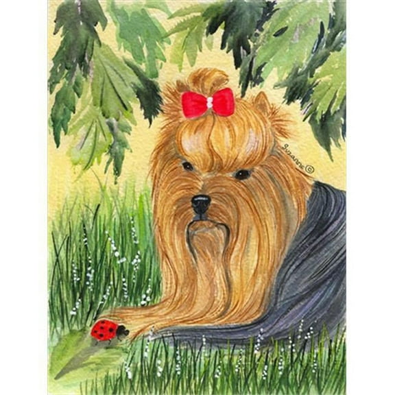 Yorkie Flag - Garden Size, 11 x 15 in.