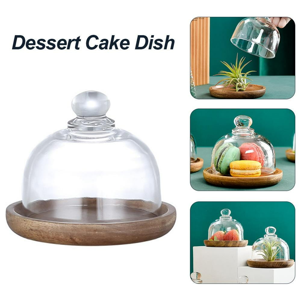 AUTCARIBLE Mini Dessert Serving Stand with Dome Lid Multifunctional