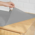 thumbnail image 5 of Littleplum Shelf Liners for Kitchen Cabinets,Refrigerator Liners Waterproof & Oil-Proof Kitchen Cupboard Liner,Plastic Drawer Mats Non Adhesive Fridge Liner for Shelves Gray 18 x 59 Inch,Gray, 5 of 7