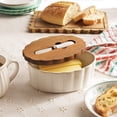 thumbnail image 6 of The Pioneer Woman Colette Stoneware Butter Dish, White, 6 of 7