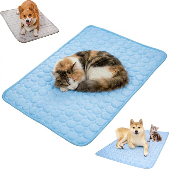 kittra cooling mat for cats, cooling cat beds for indoor and out doors cats, pet cooling pad summer