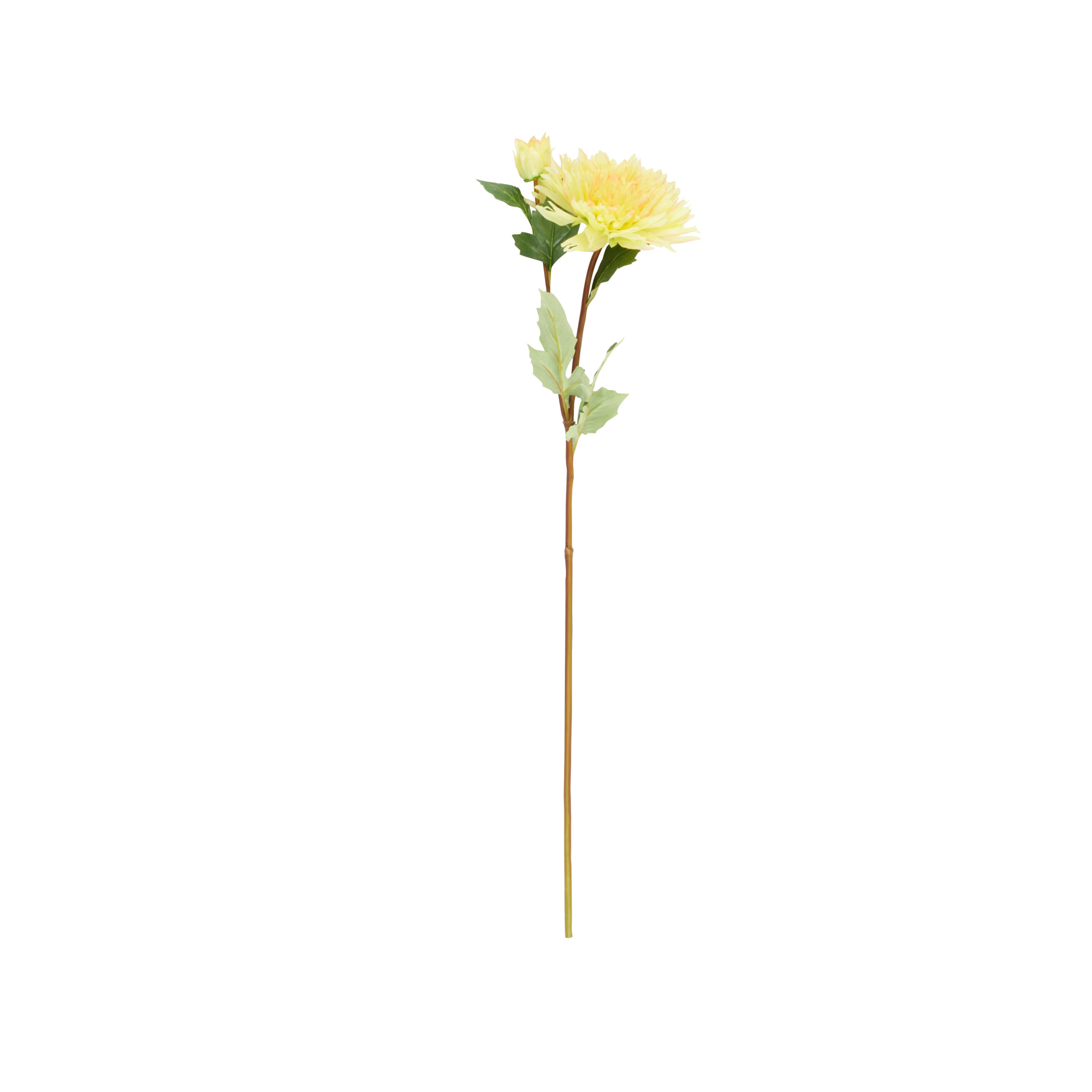 32" Plastic Floral Tall Dahlia Artificial Flower Stem, by DecMode (8 Count)