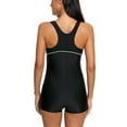 thumbnail image 7 of Attraco Women's Athletic One Piece Swimwear Boyleg Racerback Training Sports Swimsuit, 7 of 7